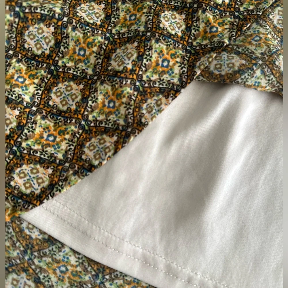 Daniel Rainn Brown and Cream Floral Fit-and-Flare Dress - Picture 4 of 8